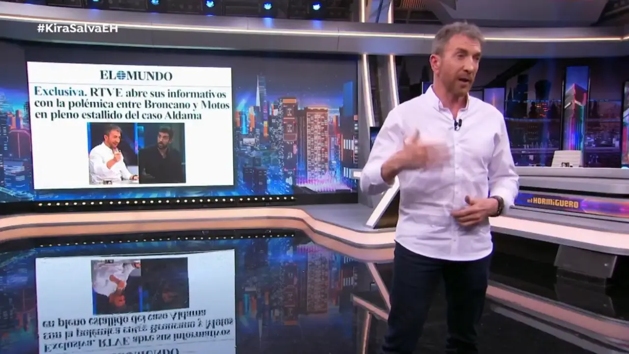 Pablo Motos durante el programa de ayer. / Red social X