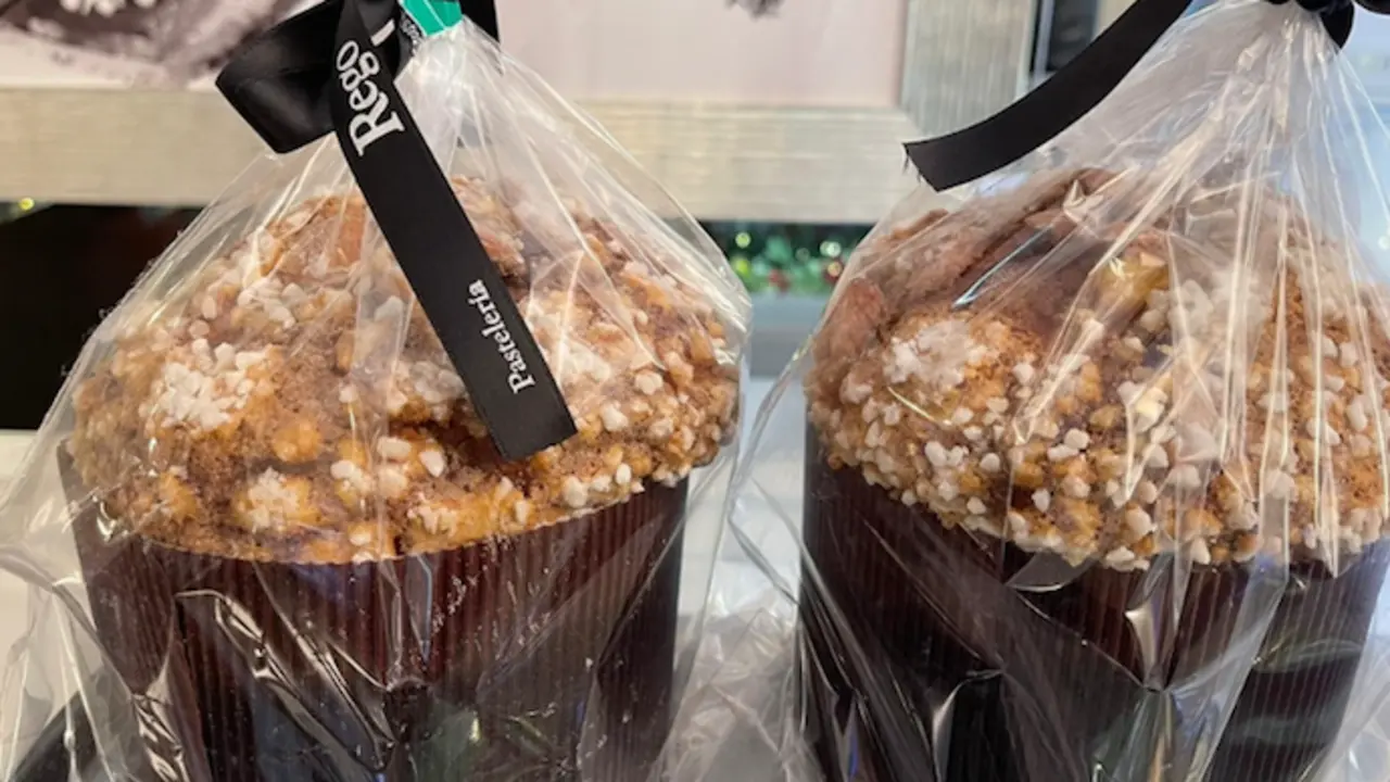Un panettone de la pasteleria Rego. / IG
