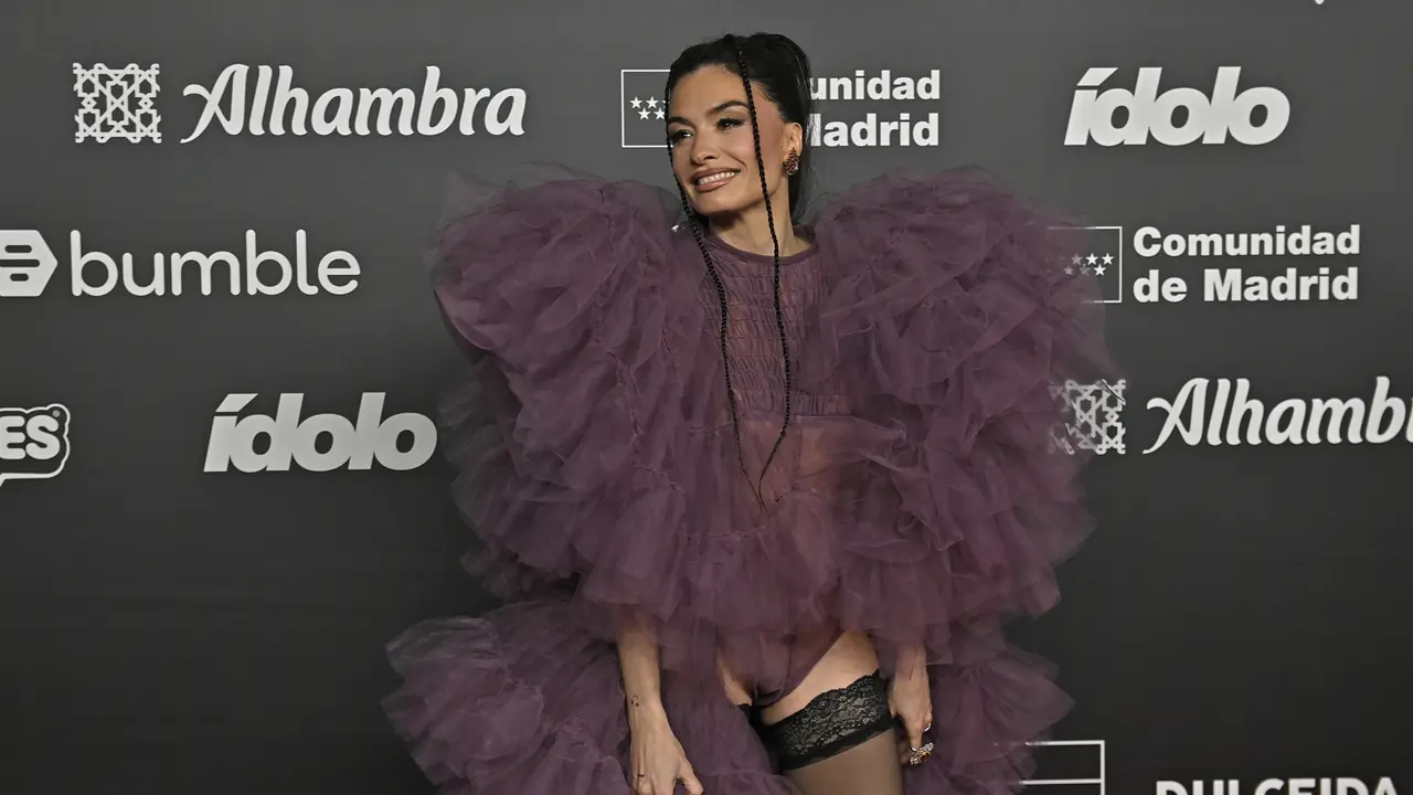 Madame de Rosa asiste a la gala de entrega de los Premios &Iacute;dolo. / Francisco Guerra