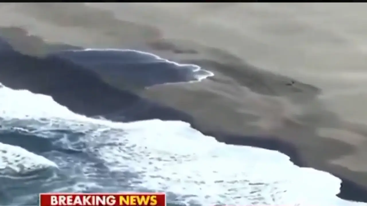 Una de las im&aacute;genes que publica Fox News sobre la alerta del Tsunami. / Fox News