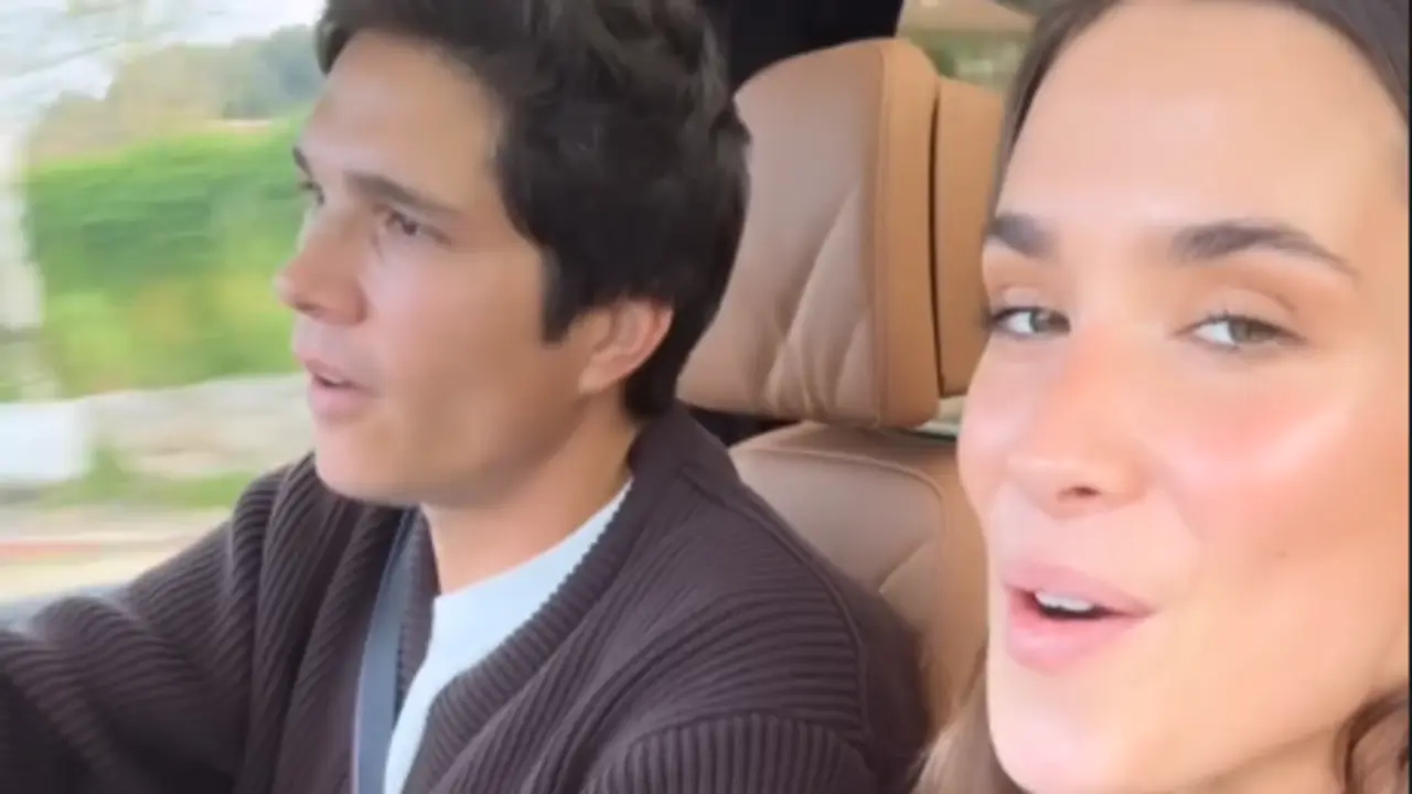 Mar&iacute;a Pombo y Pablo Castellano, en una publicaci&oacute;n de ella en redes sociales. / IG