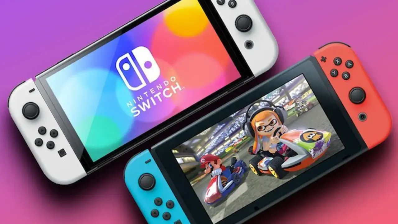Nintendo Switch. / Red x