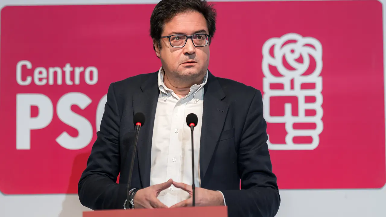 El secretario general del PSOE de Madrid, &Oacute;scar L&oacute;pez. / EP
