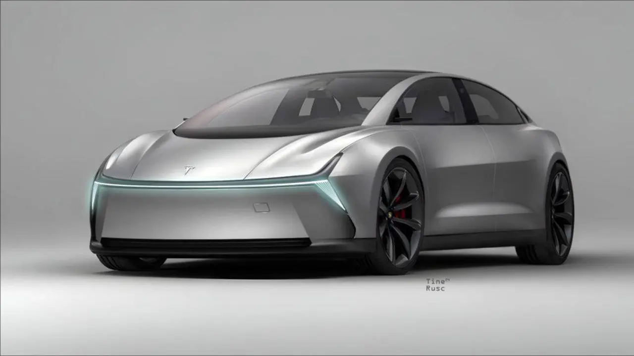 Un coche Tesla. / Red social X