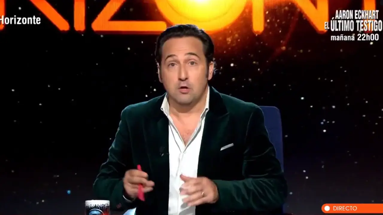 Iker Jim&eacute;nez durante su programa Horizonte, en Cuatro. / Cuatro