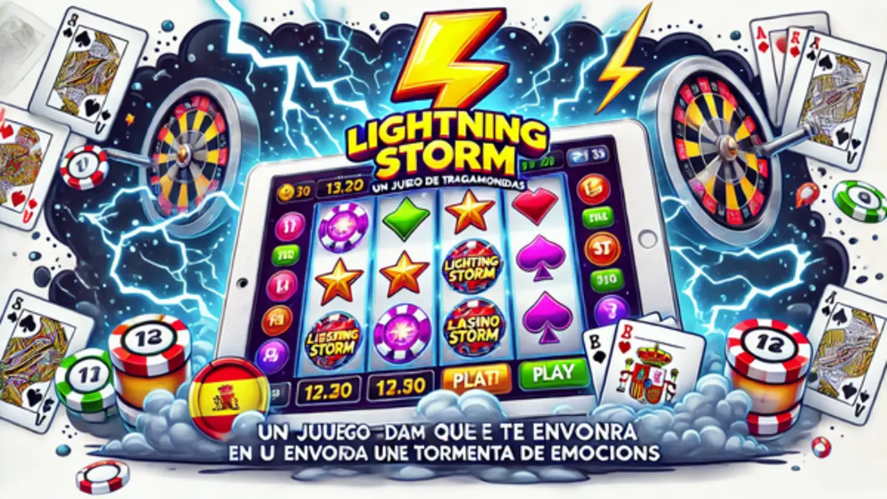 Lightning Storm Un Juego de Tragamonedas Que Te Envolar&aacute; en una Tormenta de Emociones