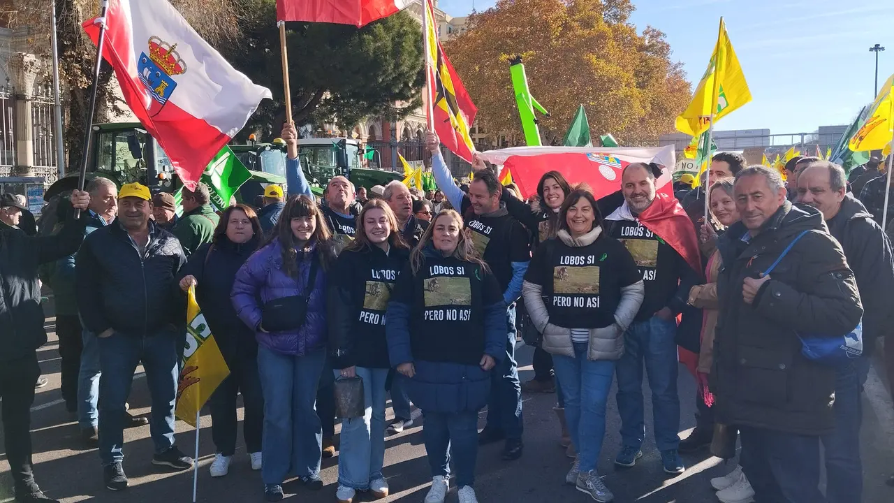 Ganaderos c&aacute;ntabros en la manifestaci&oacute;n en Madrid contra el acuerdo con Mercosur. / UGAM-COAG