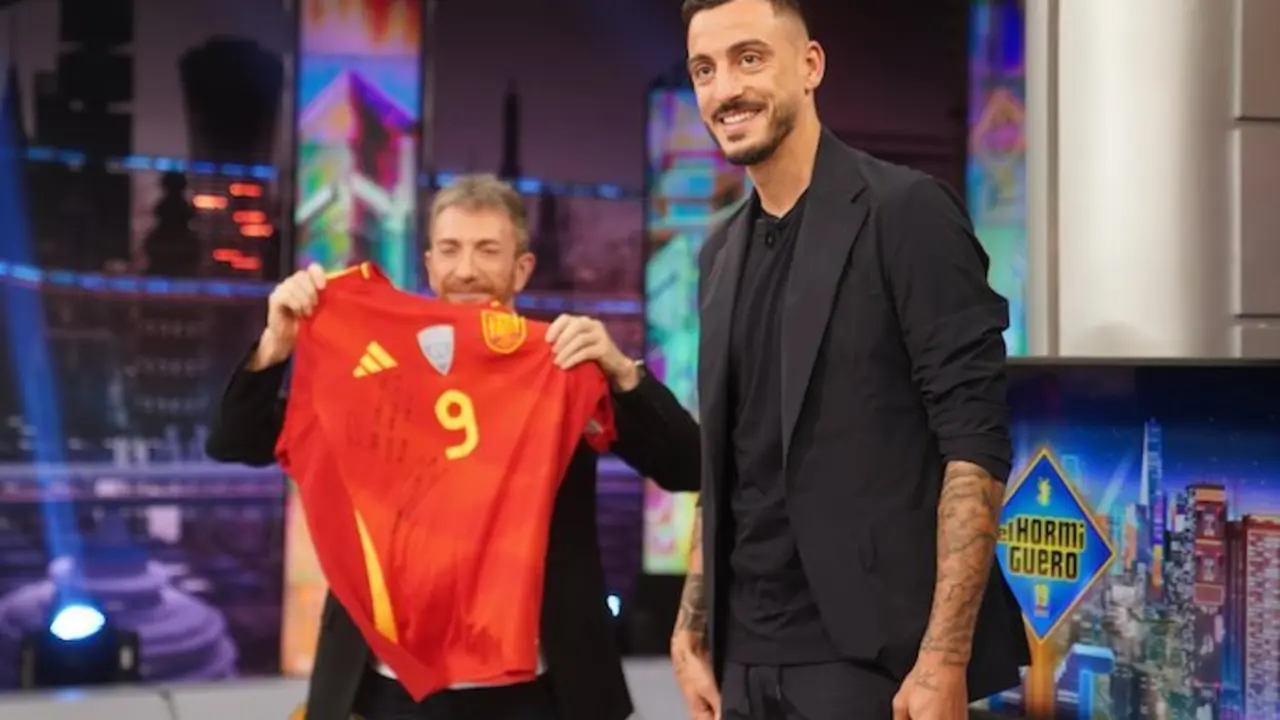 Joselu en 'El Hormiguero'. / Red X