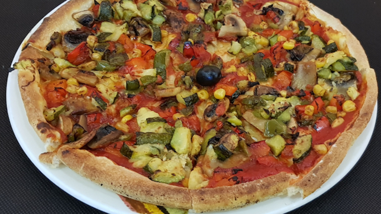 La pizza vegana de la Pizzer&iacute;a Britannia. / P.B