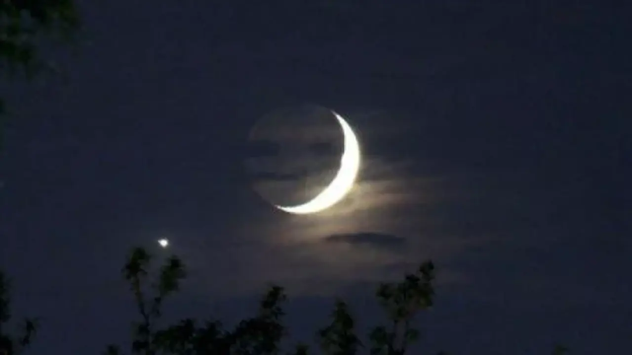 Uno de los momentos en los que Venus y la Luna se hicieron visibles. / NASA