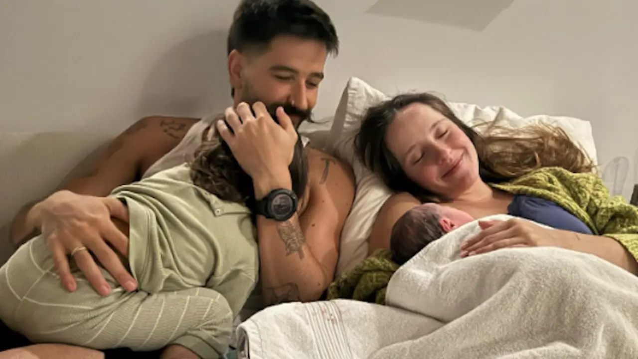 CAmilo y Evaluna con sus hijos. / IG
