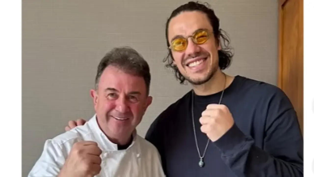 Mart&iacute;n Berasategui junto a @soyelarturito. / Redes Sociales
