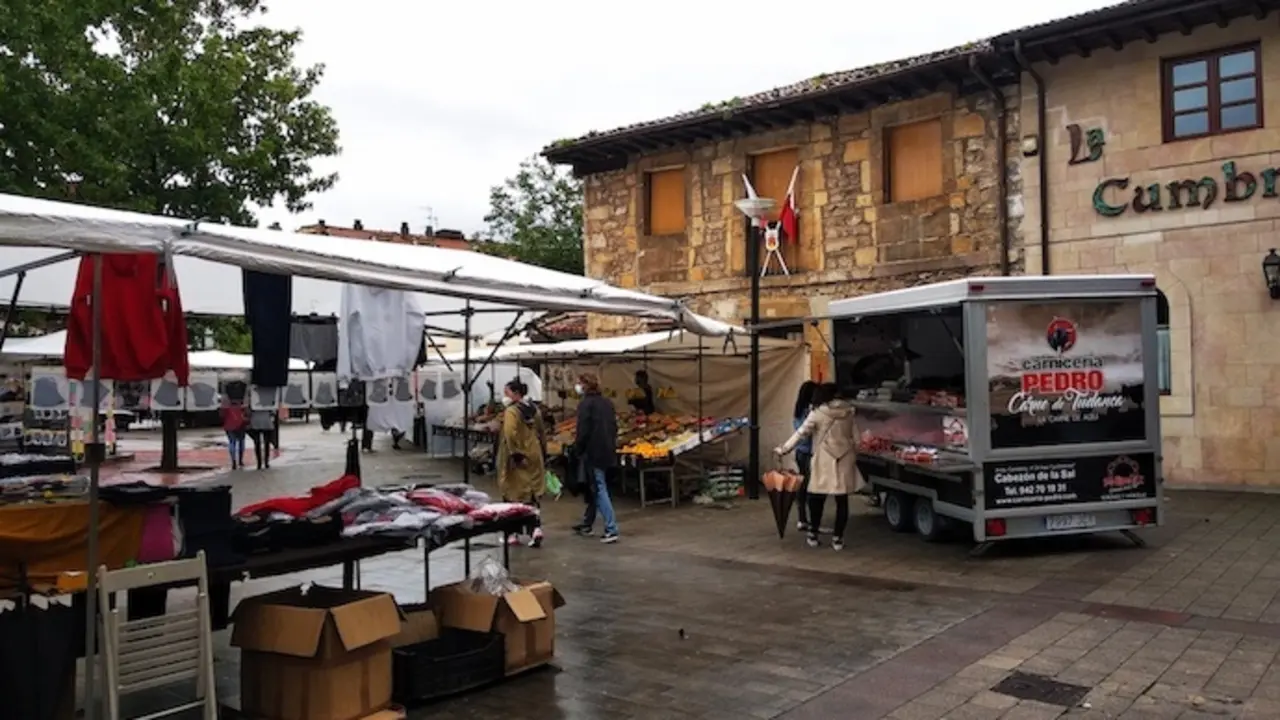 El mercado de Cabez&oacute;n de la Sal. / A. del Saja