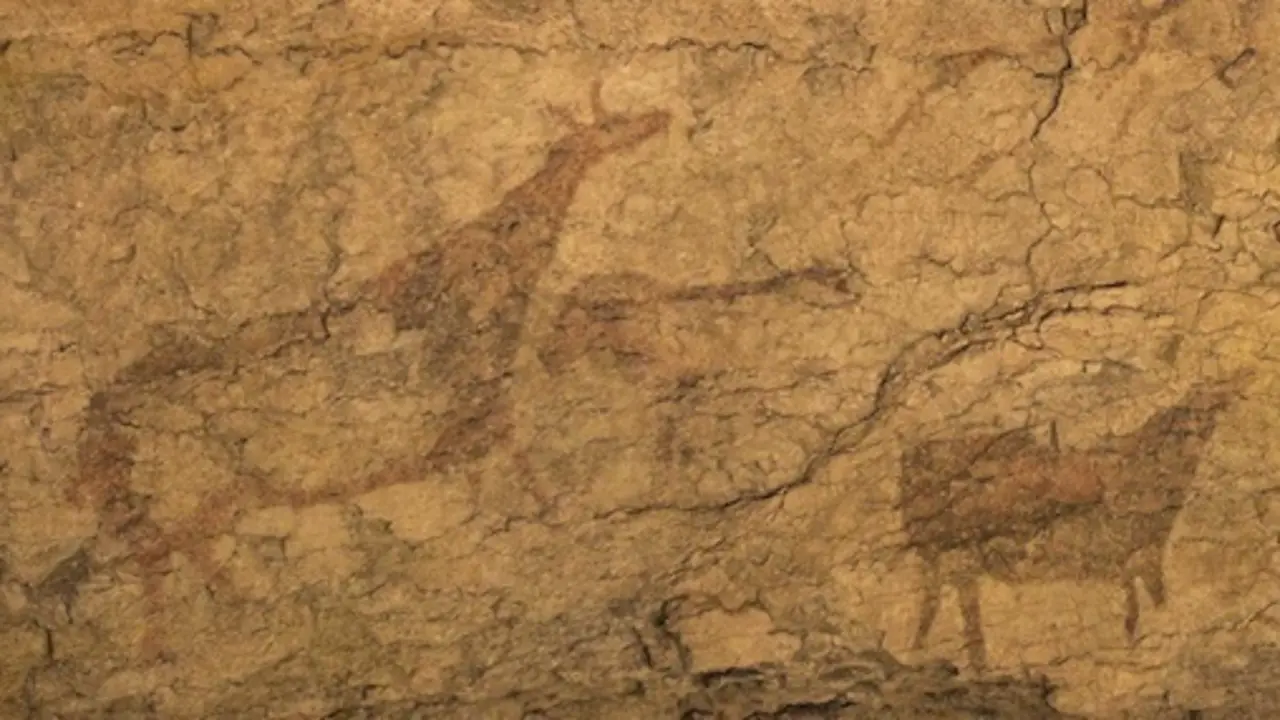 Pinturas de la cueva de El Pendo. / A.E