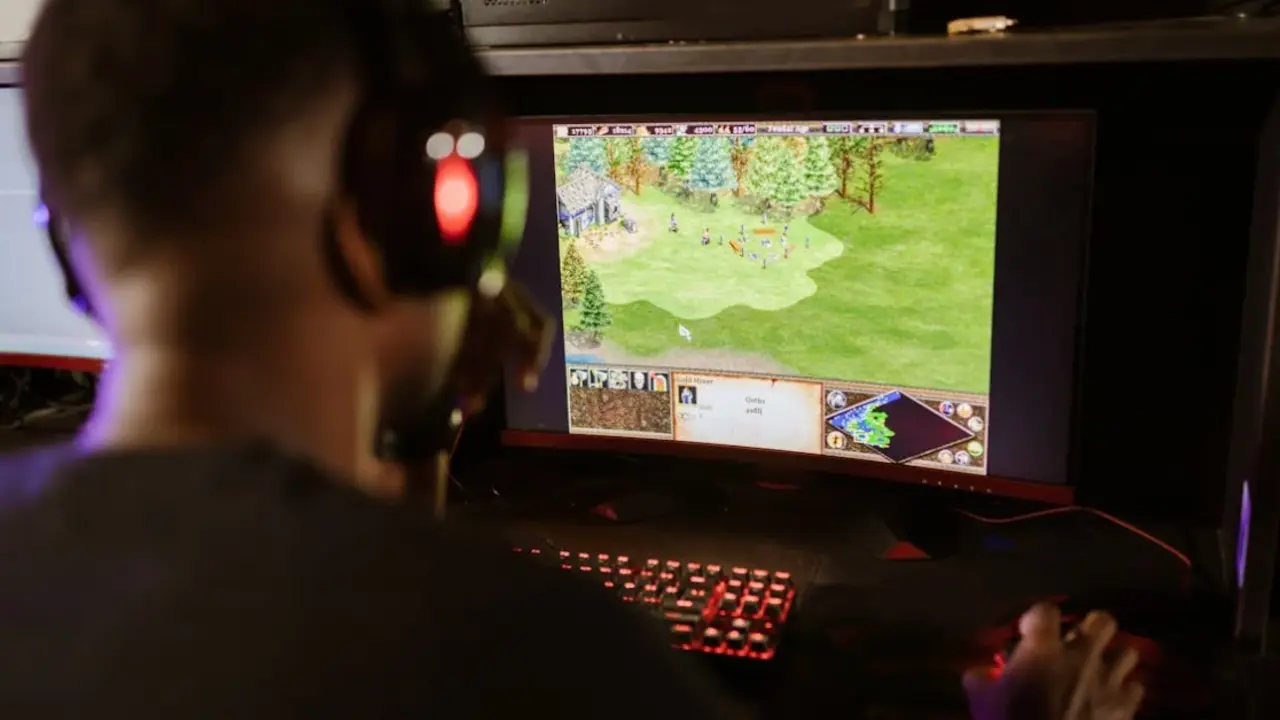Una persona jugando en su ordenador. / A.P.