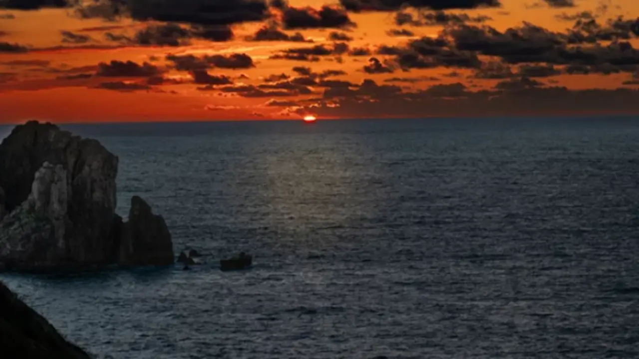 Un atardecer en Liencres. / A.S.P