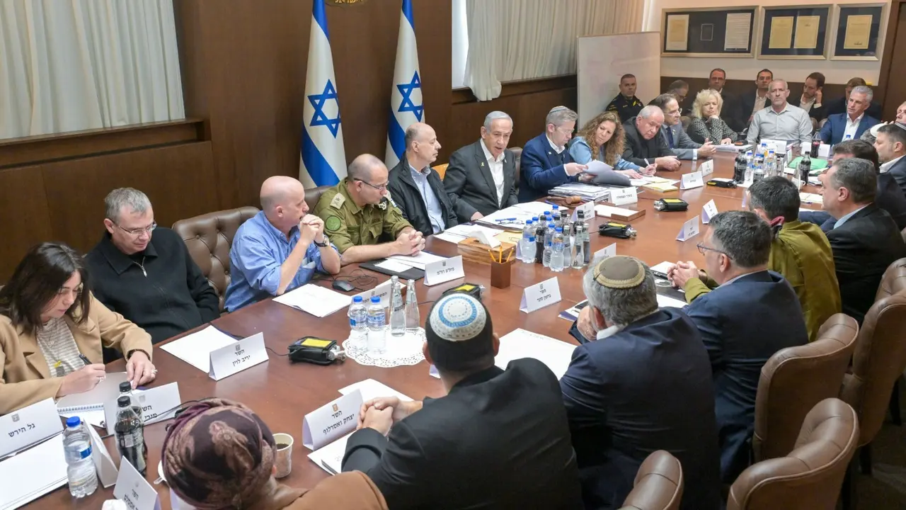 Reuni&oacute;n del Gabinete de Seguridad de Israel. / Koby Gideon / EP