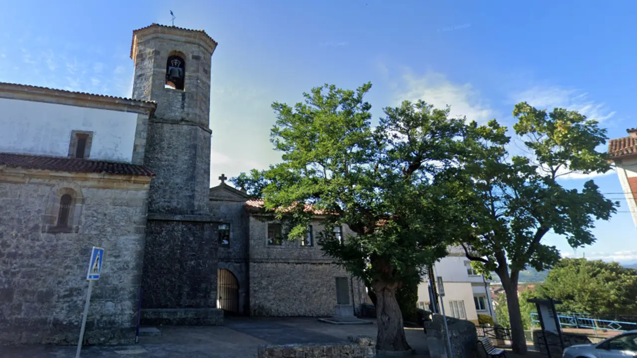 Vista de la Iglesia de San Juan Bautista en Malia&ntilde;o. / G.M.