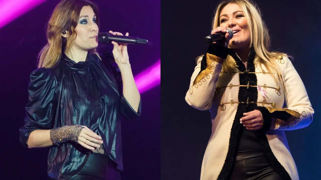 Las cantantes Leire Mart&iacute;nez y Amaia Montero. EP
