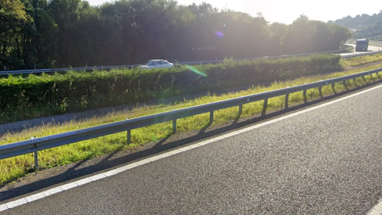 La A-8 direcci&oacute;n Barakaldo, lugar d&oacute;nde ocurri&oacute; el accidente. / A.E