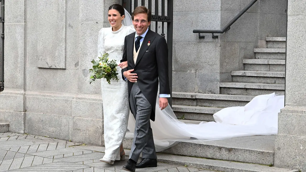El alcalde de Madrid y su esposa el d&iacute;a de su boda. EP / Archivo