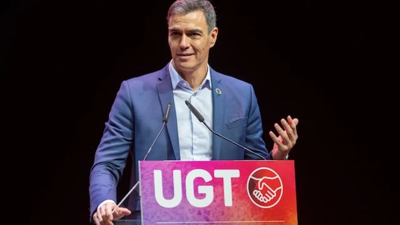 El presidente del Gobierno, Pedro S&aacute;nchez, interviene durante la segunda jornada del Congreso Confederal de UGT, en el Centro de Convenciones Internacionales de Barcelona, a 26 de noviembre de 2024, en Barcelona, Catalunya (Espa&ntilde;a). La jornada de hoy aborda la reducci&oacute;n de la jornada laboral y el acceso a la vivienda, entre otras cuestiones. El Congreso Confederal es el &oacute;rgano supremo de UGT y tiene como objetivo marcar las l&iacute;neas generales de su pol&iacute;tica sindical y elegir los miembros que compondr&aacute;n la Ejecutiva, entre otros &oacute;rganos.
Fecha: 26/11/2024. leer menos

Foto de archivo

Firma: Lorena Sop&ecirc;na / Europa Press