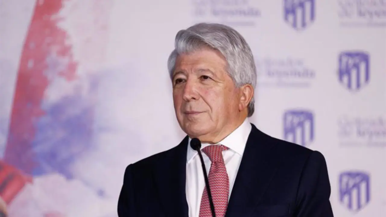 El presidente del Atl&eacute;tico de Madrid, Enrique Cerezo. / EP