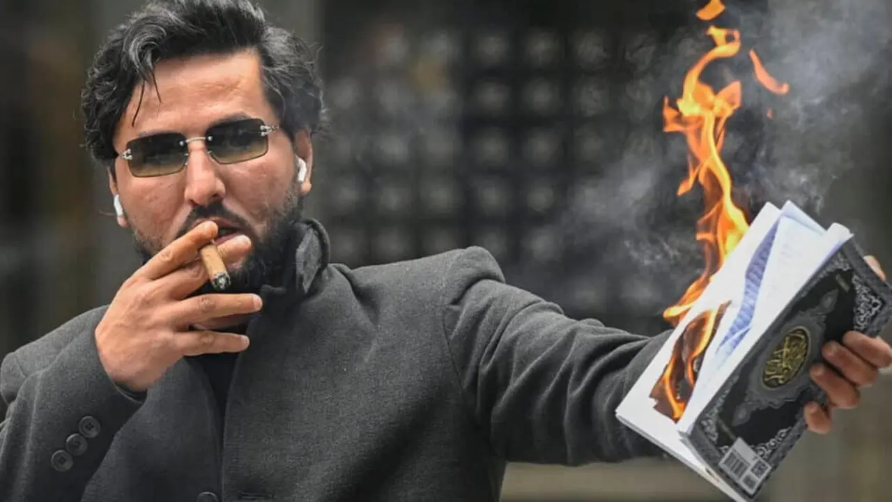 Salwan Momika, activista contra el Islam. Redes Sociales