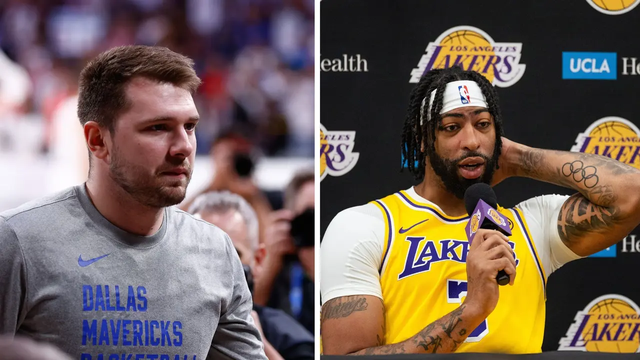 Luka Doncic y Anthony Davis con sus antiguos equipos. / EP