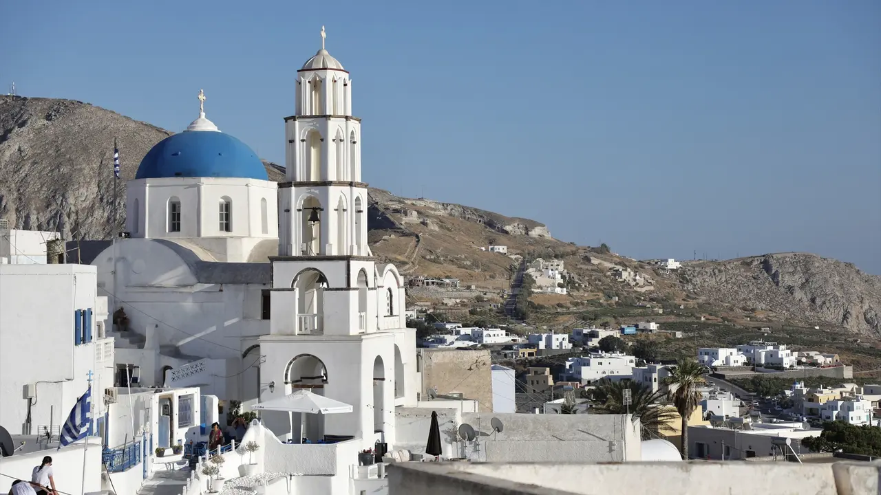 Vista de la isla griega, Santorini. / EP / Archivo