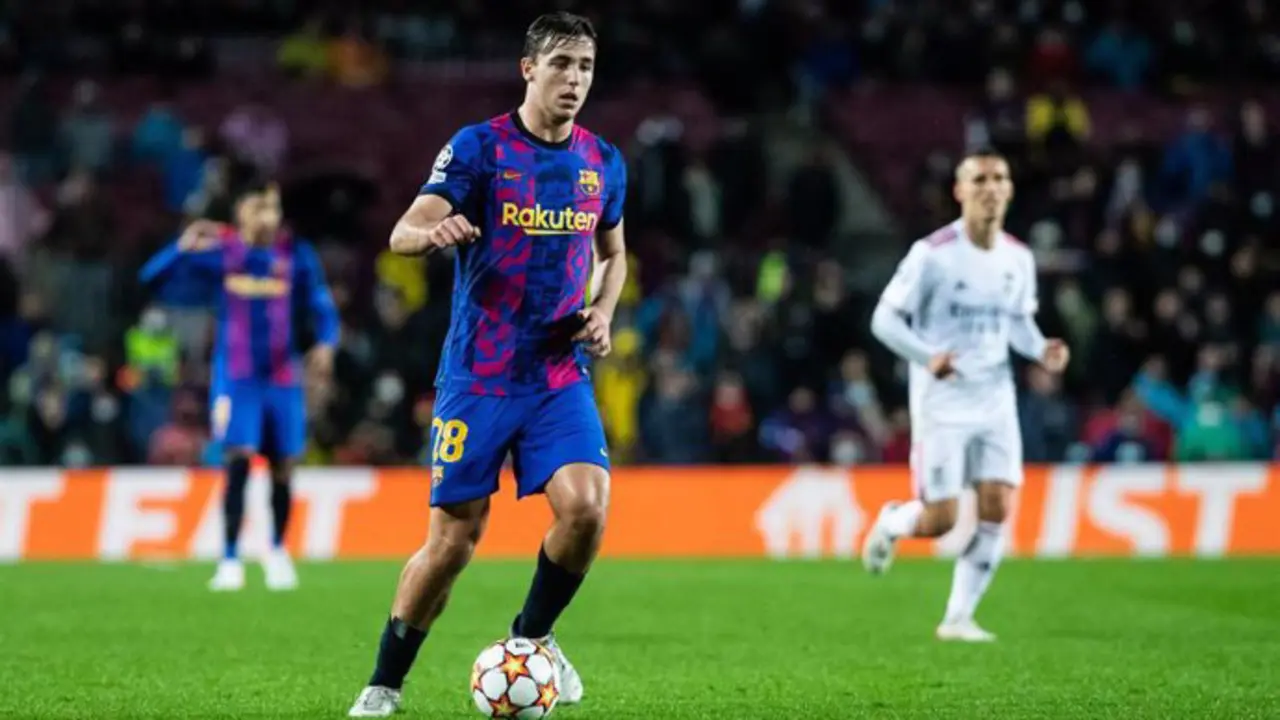 El jugador del FC Barcelona, Nico Gonz&aacute;lez. / EP