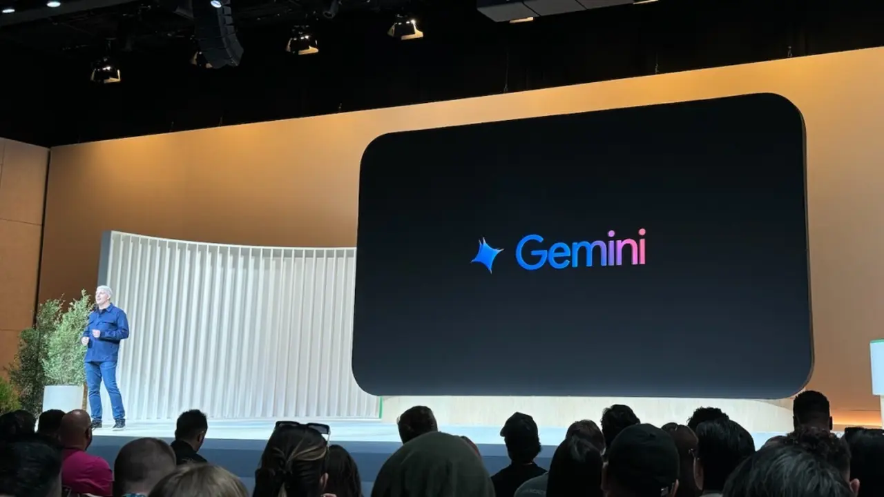 Presentaci&oacute;n de Gemini, el nuevo modelo de inteligencia artificial de Google, en un evento ante desarrolladores.
