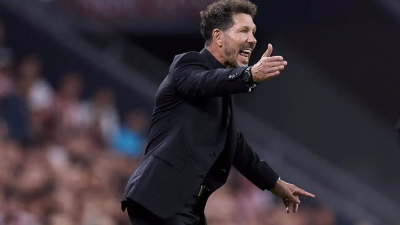 El t&eacute;cnico del conjunto 'colchonero', Diego Simeone. / EP
