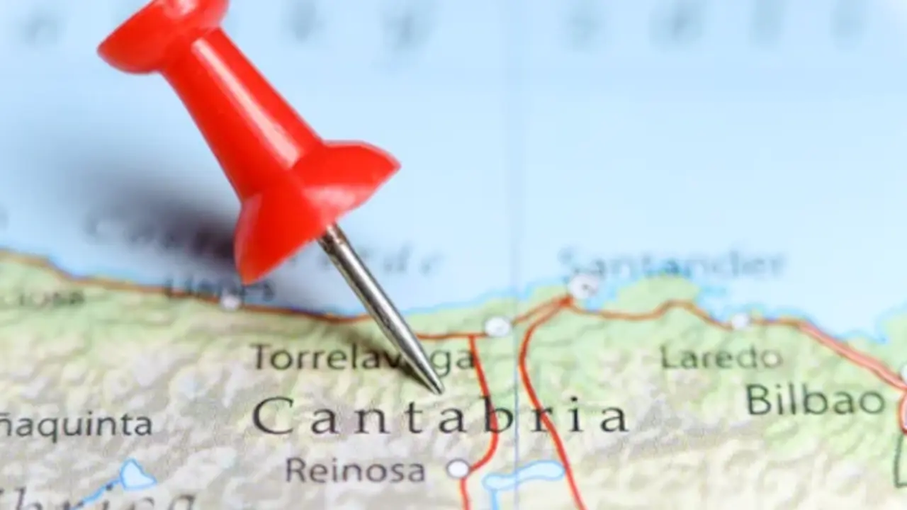 Mapa de Cantabria. / A.S.P