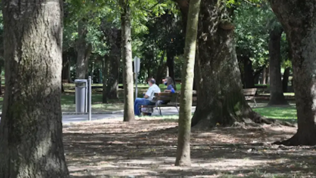 El parque Manuel Barqu&iacute;n de Torrelavega. / A.E