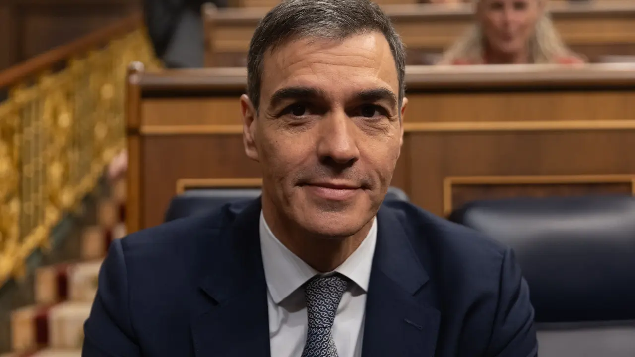 El presidente del Gobierno, Pedro S&aacute;nchez, interviene durante una sesi&oacute;n de control, Congreso de los Diputados. / Eduardo Parra
