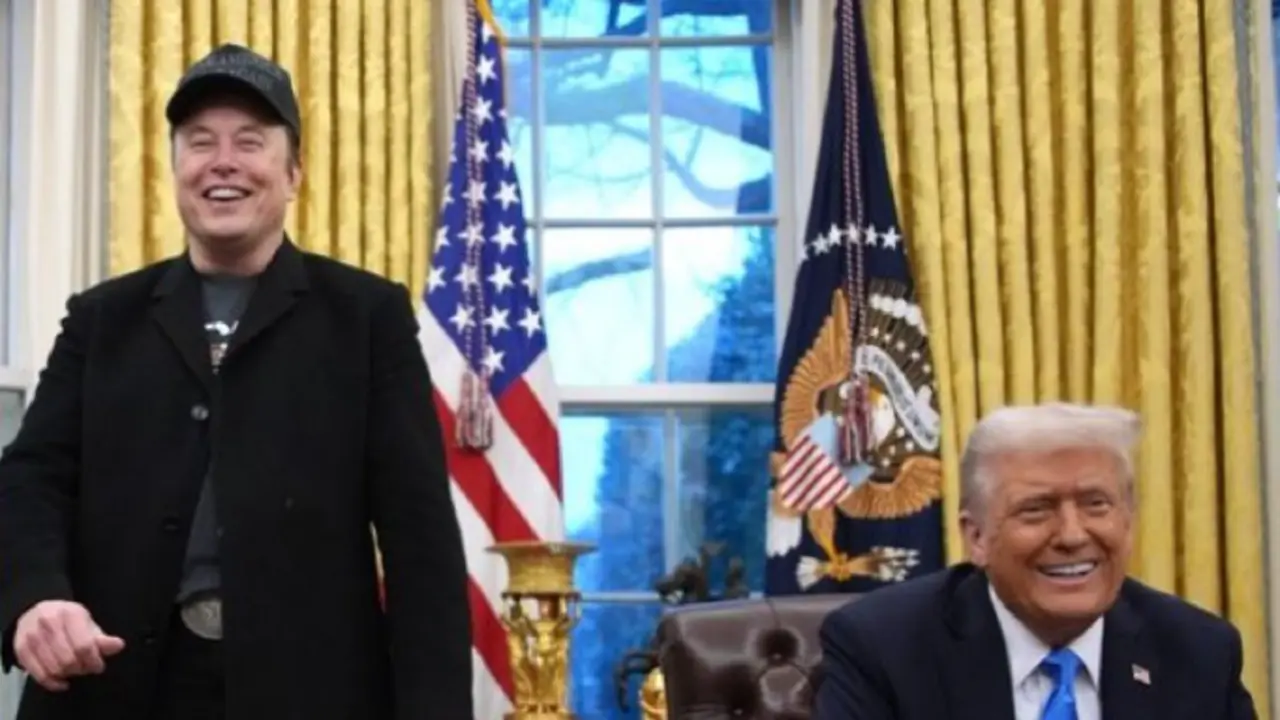 Elon Musk y Donald Trump. / X