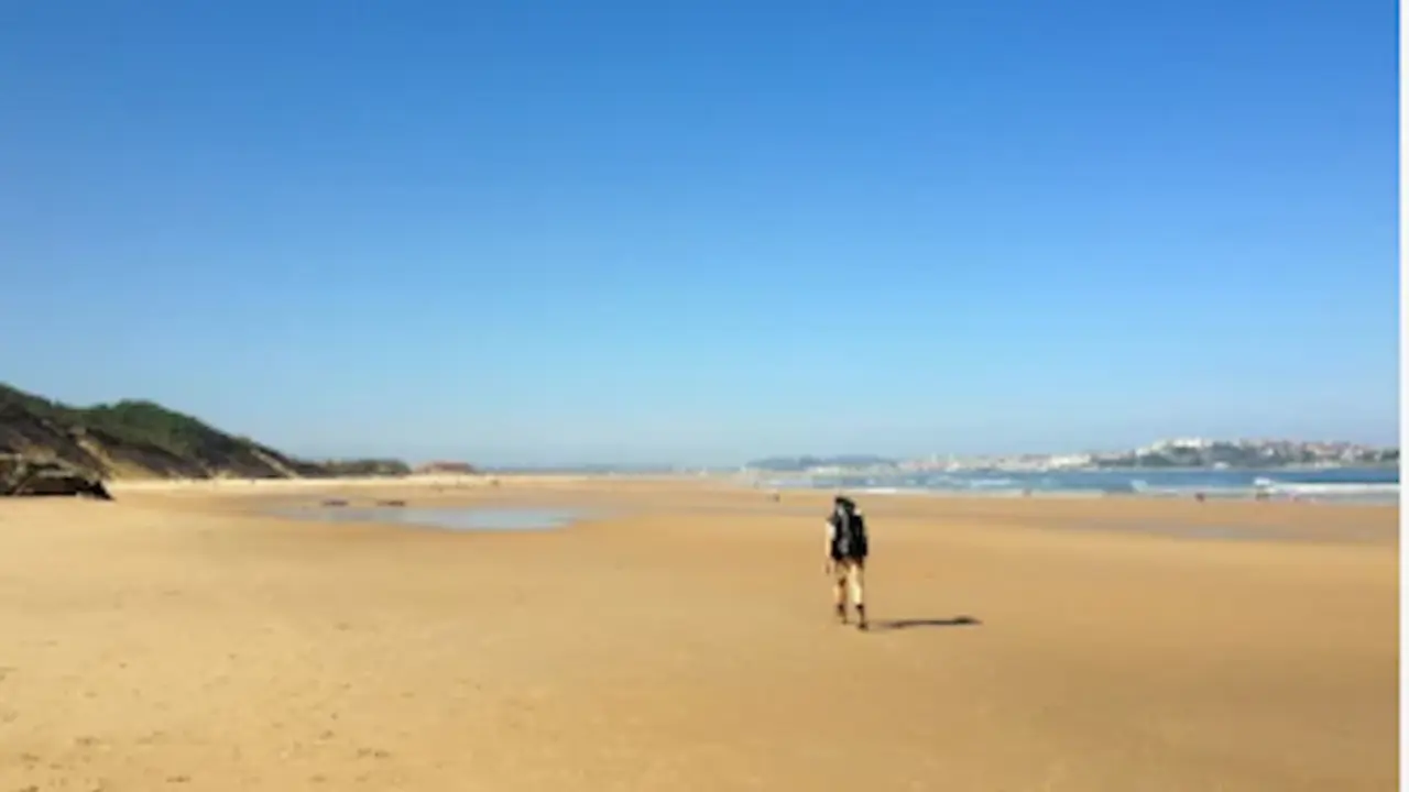 Una persona haciendo una ruta. / A.S.P