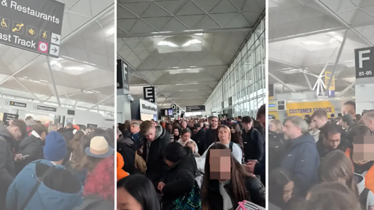 Estudiantes del IES Torres Quevedo varados en el aeropuerto de Londres-Stansted tras perder su vuelo de regreso a Espa&ntilde;a debido a un error en la gesti&oacute;n del viaje. Padres denuncian la falta de soluciones inmediatas y exigen respuestas.