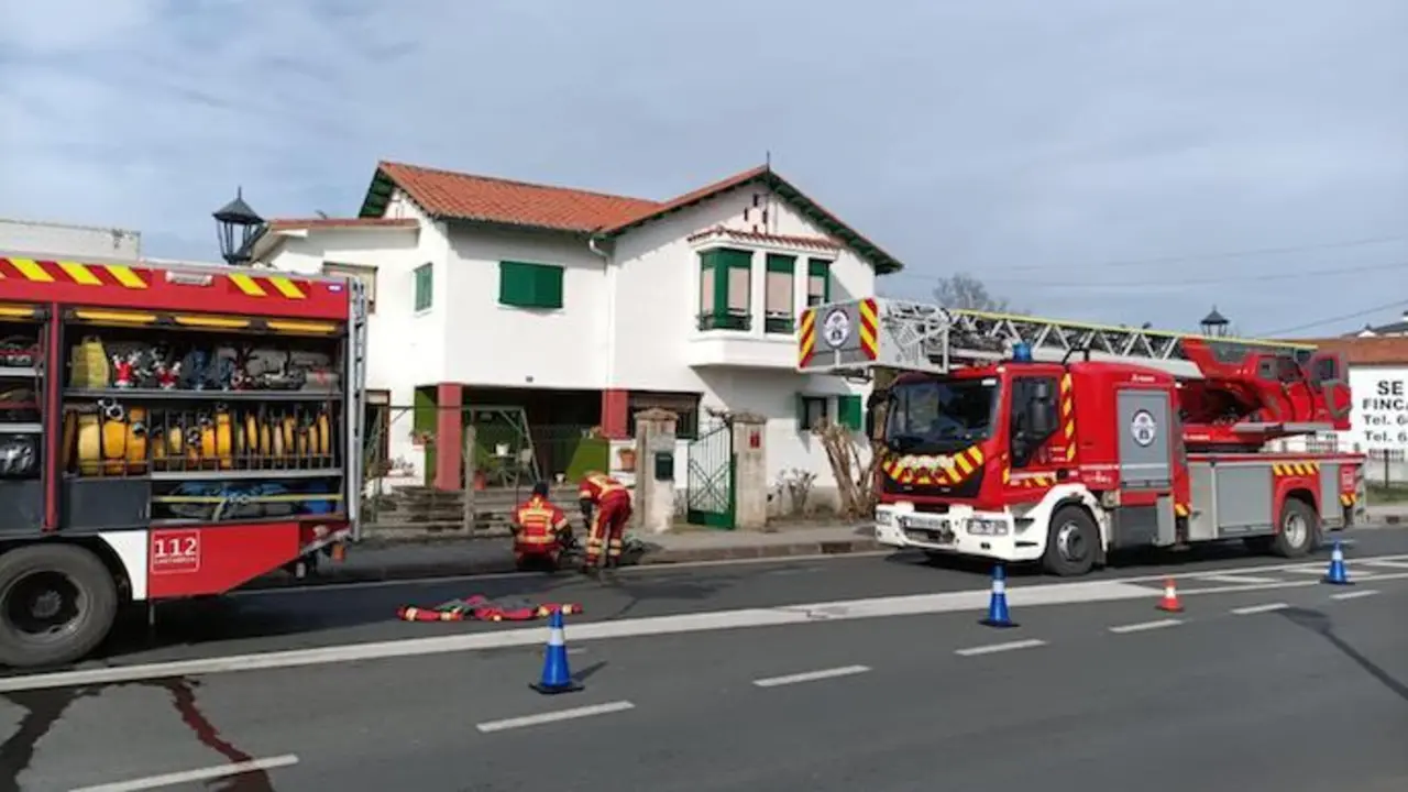 La vivienda donde ocurri&oacute; el incendio. / A.E