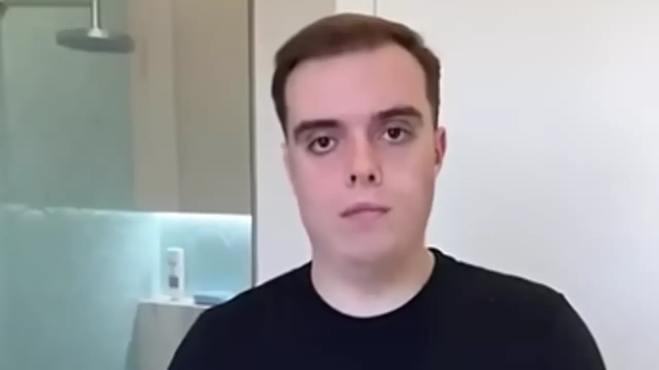 Captura del v&iacute;deo de Ibai Llanos despu&eacute;s de quitarse la barba. / Ep