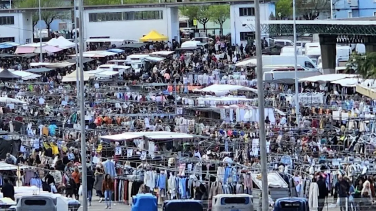 El mercado de Torrelavega el jueves. / IG