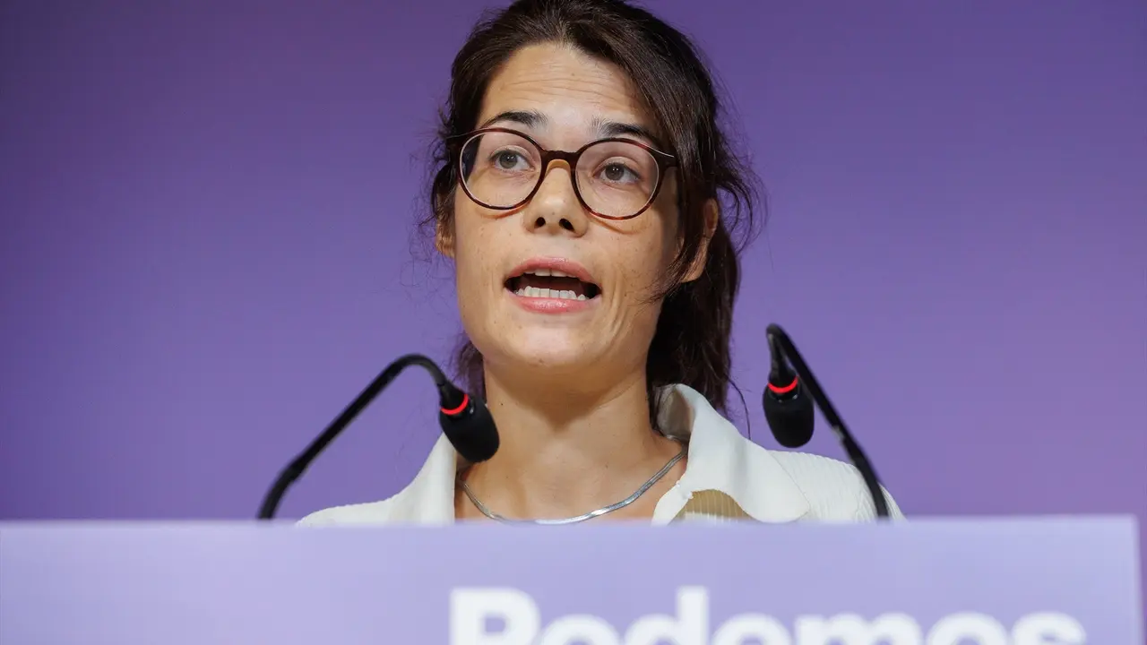 La eurodiputada y portavoz de Podemos, Isa Serra. / Alejandro Mart&iacute;nez V&eacute;lez