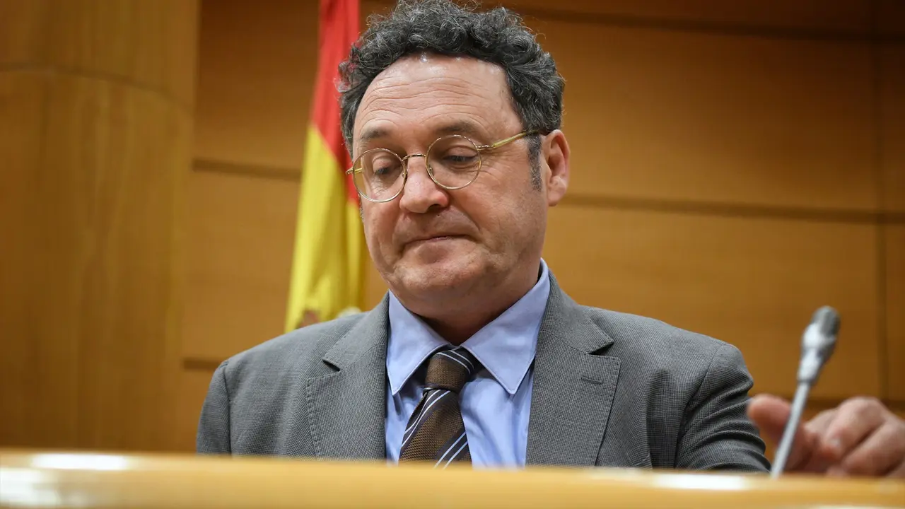 El Fiscal General del Estado, &Aacute;lvaro Garc&iacute;a Ortiz, durante su comparecencia en la Comisi&oacute;n de Justicia. /  Fernando S&aacute;nchez