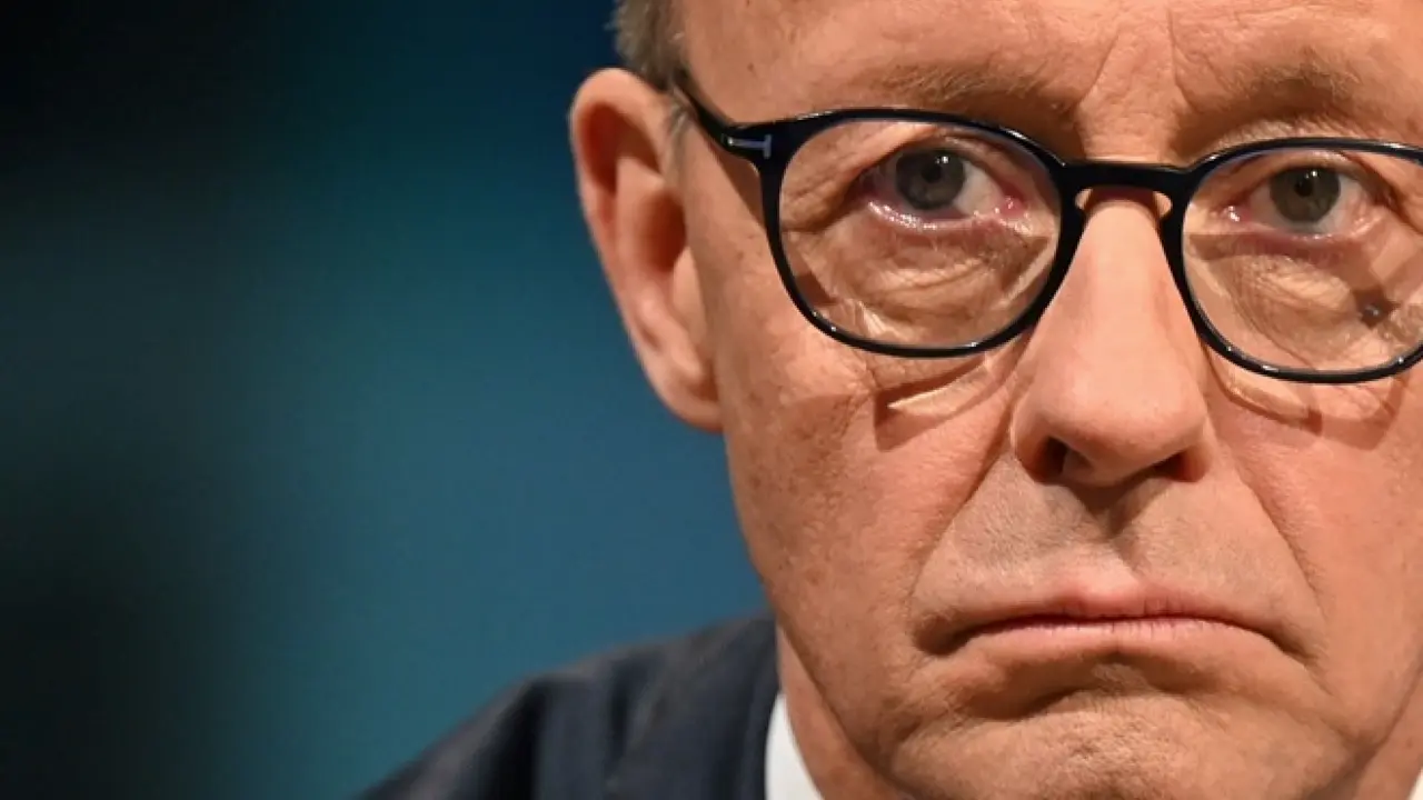 Friedrich Merz, l&iacute;der de la CDU/CSU, tras la victoria en las elecciones federales de Alemania. STEFANIE LOOS - DPA