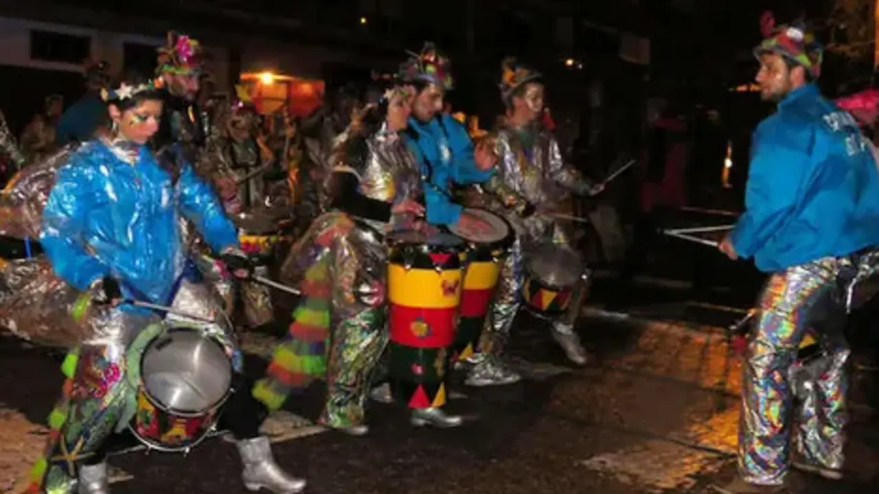 Un grupo de personas durante la celebraci&oacute;n del carnaval. / A.E.