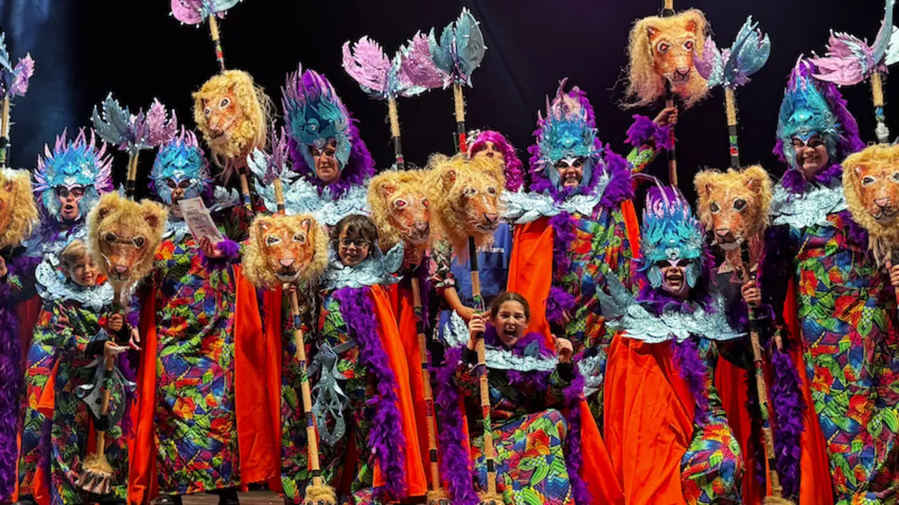 Algunos de los participantes en ediciones pasadas del carnaval. / A.B.