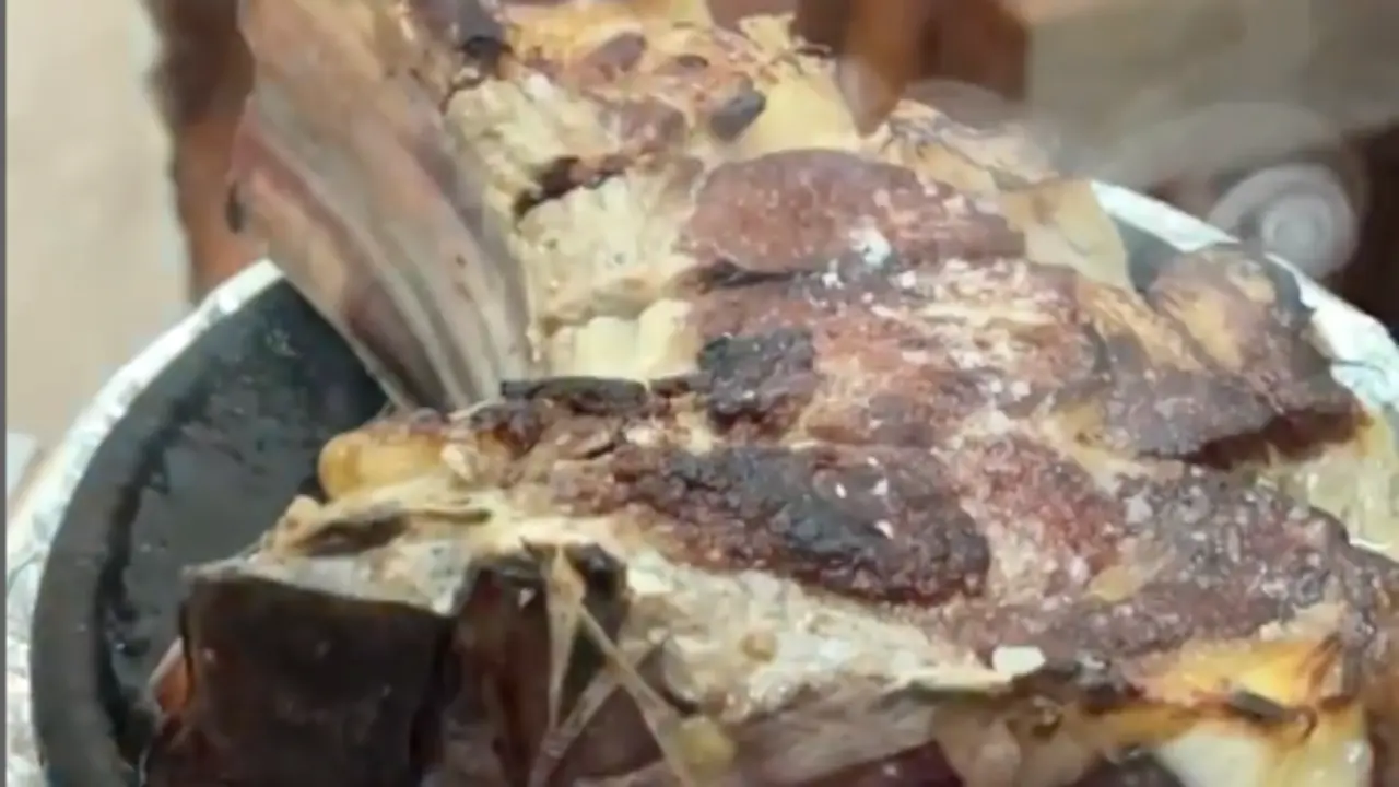 Una de las carnes que cocinaron en el restaurante. / M.F.