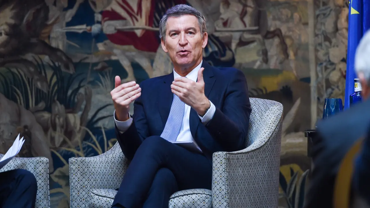 El presidente del Partido Popular, Alberto N&uacute;&ntilde;ez Feij&oacute;o. / Gustavo Valiente