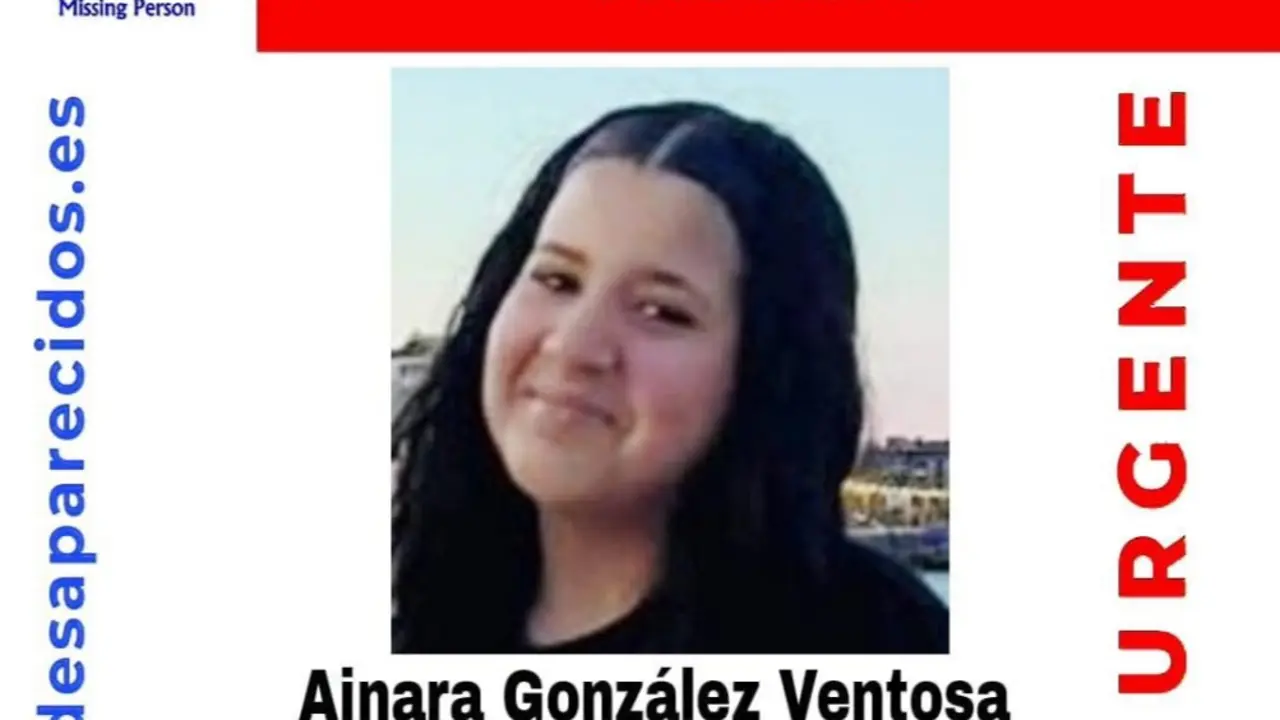Cartel de la desaparecida.